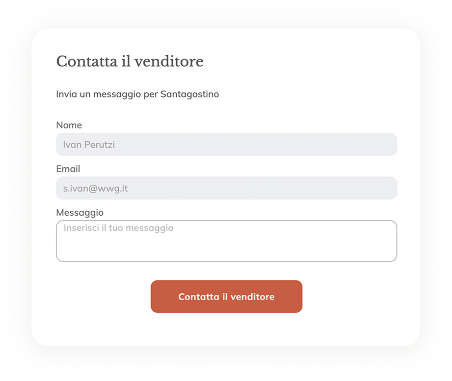 Interfaccia messaggistica con fornitori